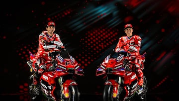 Bagnaia y Márquez son los pilotos del equipo oficial Ducati para 2025.