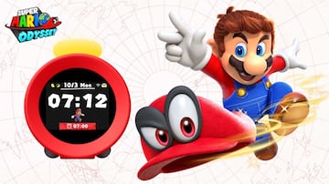 nintendo alarmo reloj despertador super mario odyssey