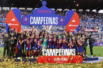 El Barcelona no encontró rival en una Real Sociedad que estuvo nerviosa y nunca logró competir. Ona (2), Salma, Graham (2), Mariona (2) y Pina, goleadoras.