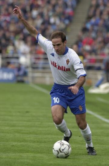 El de Derio jugó en LaLiga entre 1987 y 2002. 15 temporadas (nueve en el Athletic y cinco en el Zaragoza). Marcó 50 goles.