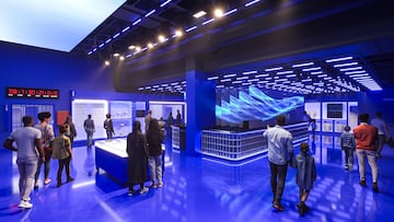 Vista virtual del interior del Depor Museo & Tour’.