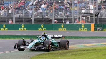 MELBOURNE, AUSTRALIA - MARCH 31: Fernando Alonso (14) driving for Aston Martin Aramco Cognizant F1 Team at The Australian Formula One Grand Prix on March 31, 2023, The Melbourne Grand Prix Circuit in Albert Park, Australia. (Photo by Ivica Glavas/Speed Media/Icon Sportswire via Getty Images)