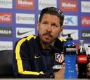 Simeone: "No me preocupa el Madrid; le felicito por la Copa"