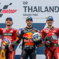 Miller fue coach de Bagnaia antes de quitarle cuatro puntos