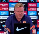 Koeman: "Es normal que Messi esté triste por la marcha de Suárez"