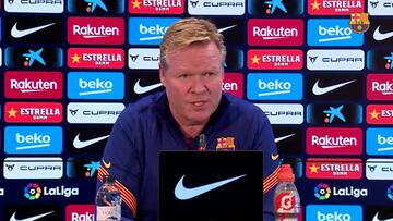 Koeman: "Es normal que Messi esté triste por Suárez"