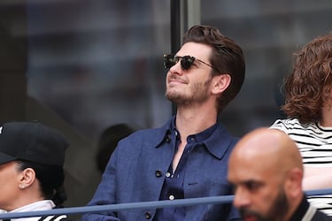 El famoso Spider-Man no quiso perderse la final del Abierto de Estados Unidos. GETTY IMAGES NORTH AMERICA / Getty Images via AFP