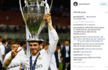 La celebración de los jugadores del Real Madrid en las redes sociales