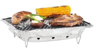 Di adiós a la grasa y otros restos con esta barbacoa desechable portátil