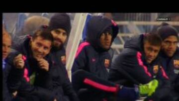Neymar se rió con Messi tras el autogol de Jordi Alba: “Calienta”