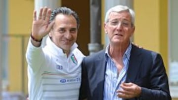 Prandelli y Lippi.