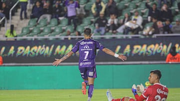 Luis Amarilla celebrate this goal 2-1 of Mazatlan during the 3rd round match between Mazatlan FC and Toluca as part of the Liga BBVA MX, Torneo Clausura 2025 at El Encanto Stadium, on January 24, 2025 in Mazatlan, Sinaloa, Mexico.