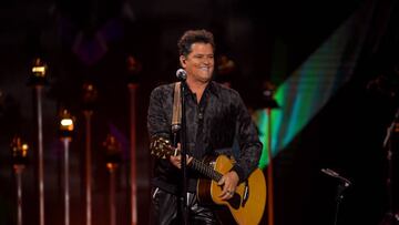 LOS ANGELES, CALIFORNIA - FEBRUARY 05:  Carlos Vives performs onstage during the 65th GRAMMY Awards Premiere Ceremony at Microsoft Theater on February 05, 2023 in Los Angeles, California. (Photo by Kevork Djansezian/Getty Images for The Recording Academy)