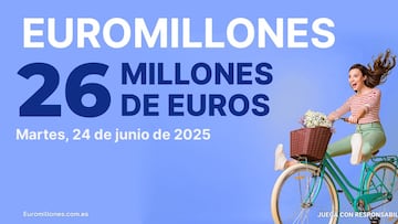 Euromillones: comprobar los resultados del sorteo de hoy, martes 24 de junio