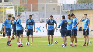 Jugadores del Villarreal.