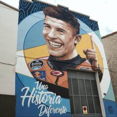 Marc Márquez se convierte en arte urbano: grafitti de 60 m²