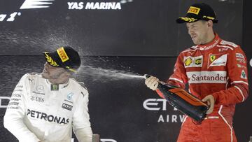 Las relaciones entre Vettel y Hamiltol mejoraron tras Bakú.