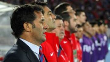 Miguel Ponce entona el himno nacional en el Mundial Sub 17.
