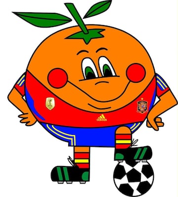 España decidió innovar al momento de elegir la mascota para la Copa del Mundo de 1982, y eligió a ‘Naranjito’, una naranja que es fruto típico de las ciudades de Valencia y Murcia. Dicha naranja llevaba el uniforme de la selección española.