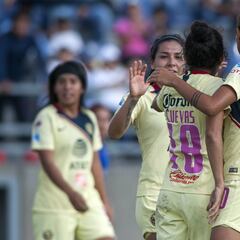 América sigue con supremacía en el Clásico Joven Femenil