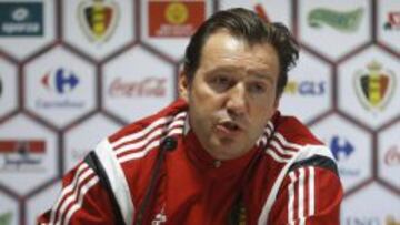 Marc Wilmots, seleccionador de Bélgica.