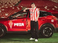 24-01-26. ANDRÉS FERRARI POSA EN EL MOLINÓN TRAS SU LLEGADA A GIJÓN PARA FICHAR POR EL SPORTING.