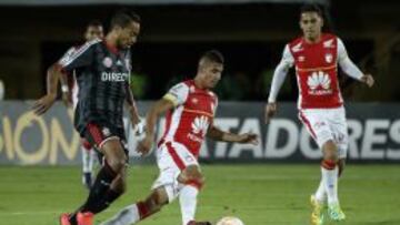 Juan Daniel Roa fue decisivo en los dos goles de Santa Fe ante Estudiantes en el Campín.