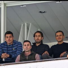 New Mexico boss Jaime Lozano watches on at the Azteca Stadium
