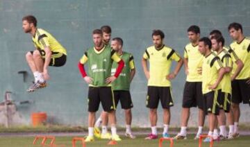 Primer entrenamiento de La Roja en Washington