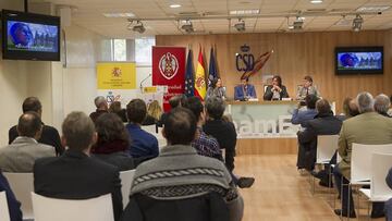 Un momento de la presentación en el Consejo Superior de Deportes.