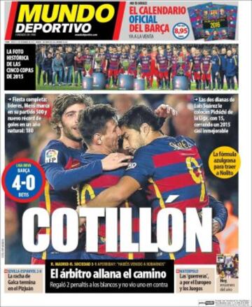 Portadas de la prensa mundial