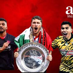 Día dorado para los mexicanos en Europa: dos títulos y goles de Santi Giménez, Orbelín Pineda y ‘Tecatito’ Corona