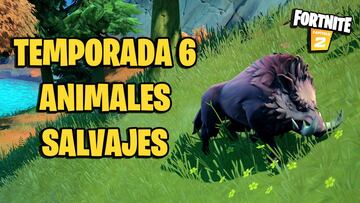 &iquest;C&oacute;mo cazar animales salvajes y d&oacute;nde encontrarlos en Fortnite Temporada 6?