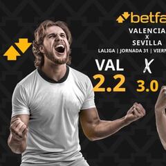 Valencia CF vs. Sevilla FC: horario, dónde ver, pronósticos y clasificación