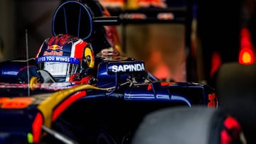 Daniil Kvyat durante el GP Alemania 2016.