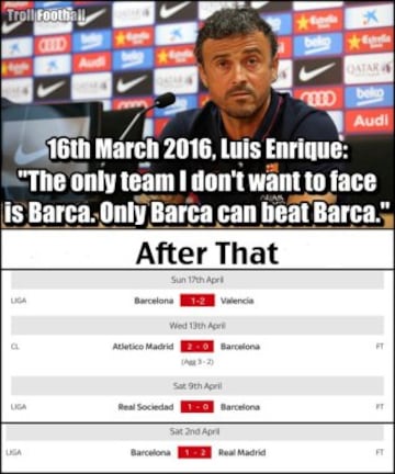 The Titanic and other Barcelona memes