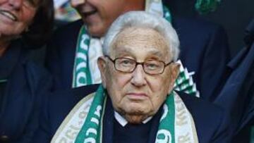 Kissinger, en el estadio.