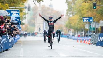 Pogacar, de ganar en la Castellana a visitar el Santiago Bernabéu