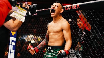 Ronaldo Rodríguez antes de la pelea con Kevin Borjas.