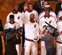 Los Heat recibieron sus anillos de bicampeones de la NBA