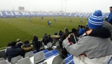 Butarque abre sus puertas a la afición pepinera