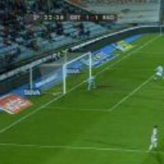 El Getafe reclamó que el gol de Agirretxe no debió ser válido