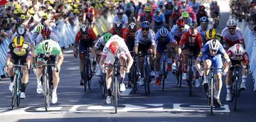 Elia Viviani del Deceuninck-Quick Step ganó la cuarta etapa del Tour de Francia 2019, mientras que su compañero Julian Alaphilippe se mantiene como líder de la clasificación general. Egan Bernal se mantiene como el mejor colombiano en la sexta casilla.