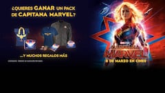 Gana Merchandising oficial de la película Capitana Marvel