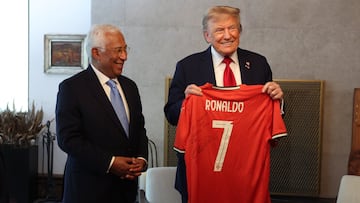 Cristiano Ronaldo sent U.S. President Donald Trump a signed Portugal jersey, but it was the message within that captured attention.