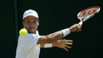 Roberto Bautista, durante el pasado Wimbledon