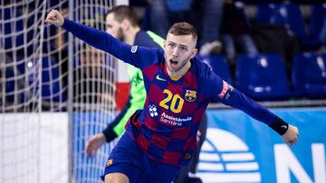 Aleix Gómez, extremo del Barça.