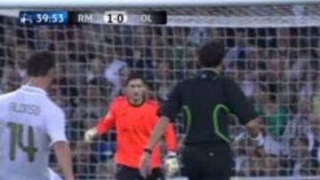 Çakir anula un gol al Madrid sin que nadie pidiera barrera