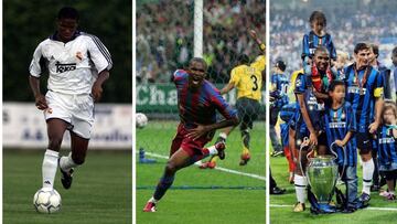 Samuel Etoo tiene en su palmar¨¦s cuatro copas de Europa con tres equipos diferentes. El camerun¨¦s gan¨® la primera con el Real Madrid (2000), dos con el Barcelona (2006 y 2009) y una con el Inter (2010).