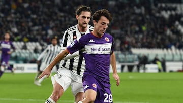 Odriozola, con la Fiorentina.